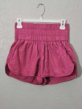FP Movement The Way Home Shorts Hot Pink High-Waist Womens Small